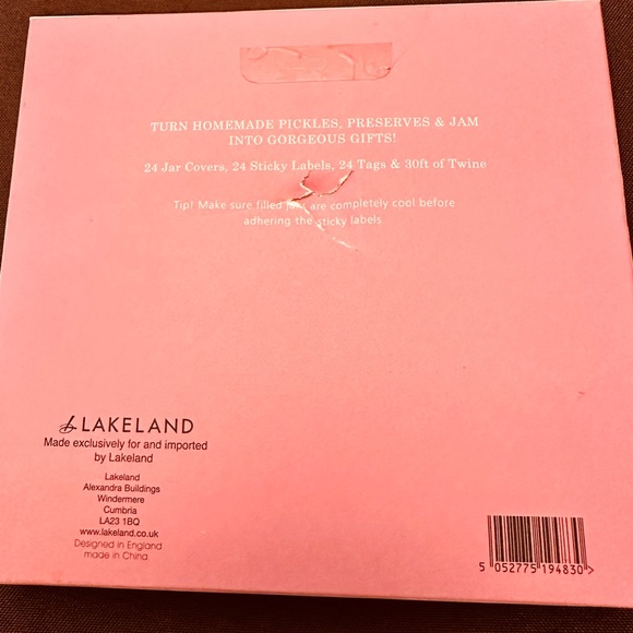 Mary Berry with Lakeland pickles and preserves kit. - Picture 2 of 2